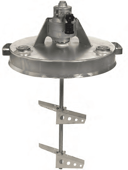 Binks agitator for 55-gallon drums