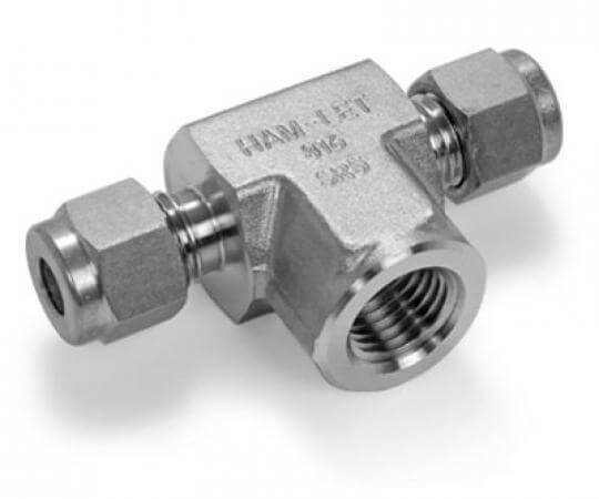 Binks Hosco stainless steel compression female branch tee fitting