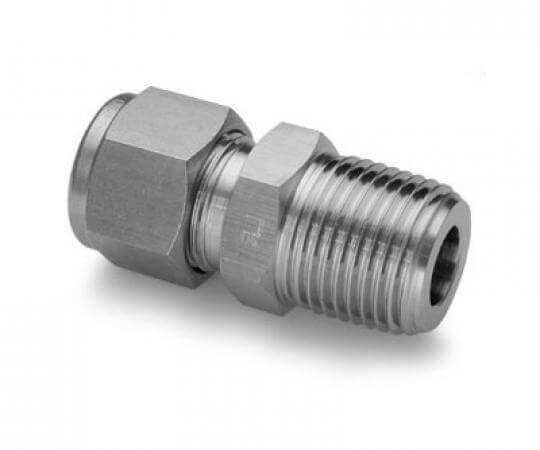 Binks Hosco stainless steel compression male connector fitting