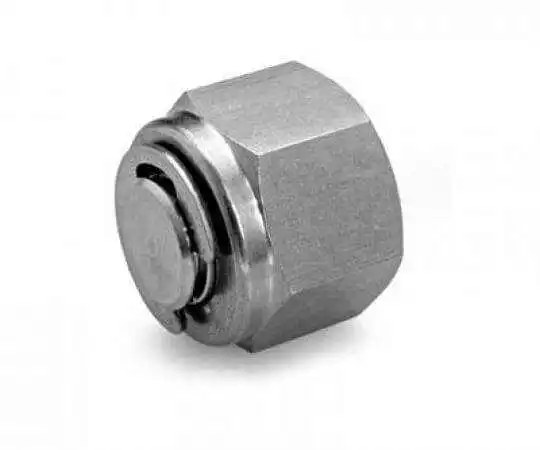 Binks Hosco stainless steel compression tube nut plug