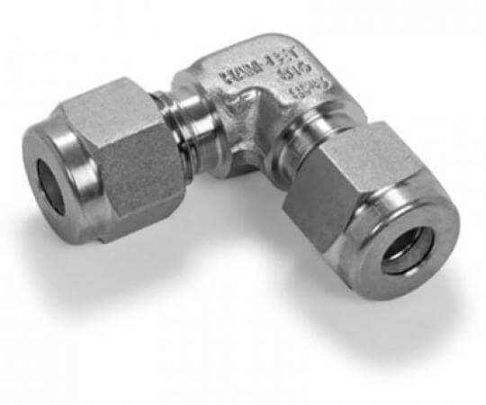 Binks Hosco stainless steel compression union elbow fitting