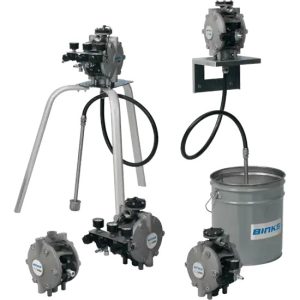 Binks DX200 diaphragm pump with wall, cart and pail mount options