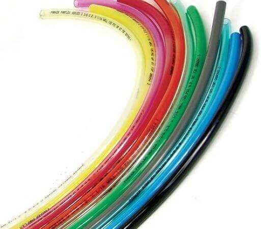 Binks Hosco clear and colored polyurethane tubing