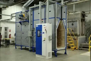 Binks IntelliCure IR1 overhead infrared curing oven system