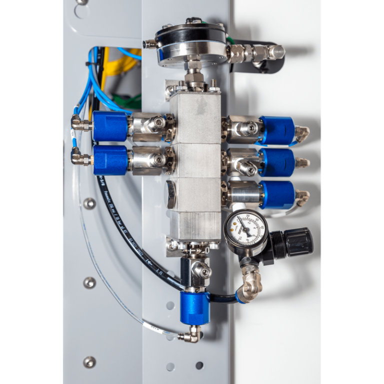 Binks IntelliFlow RM2 fluid control panel close-up