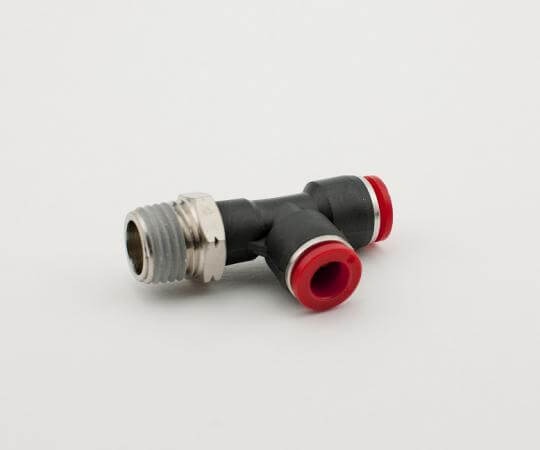 Binks Hosco push-to-connect male run tee fitting