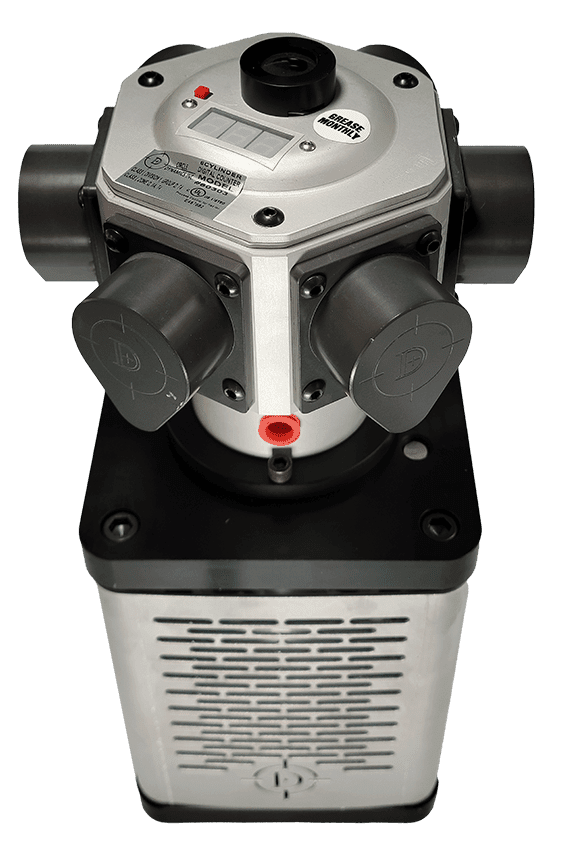 Binks rotary piston air motor mounted