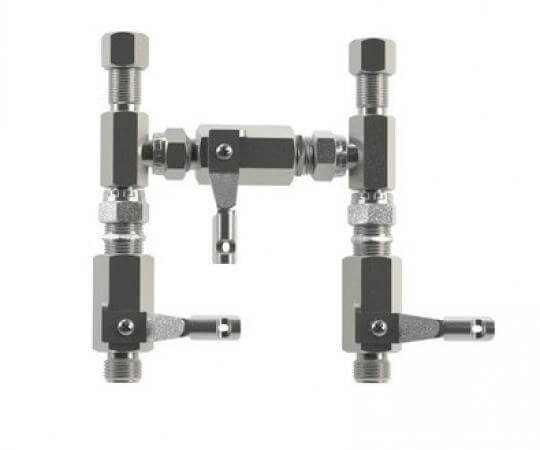 Binks Hosco stainless steel ball valve H assembly