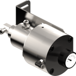 Binks weepless MVR material regulator valve with mounting bracket