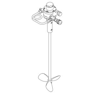 Graco 5 Gallon Pail Cover Agitator, Round Prop (204536)
