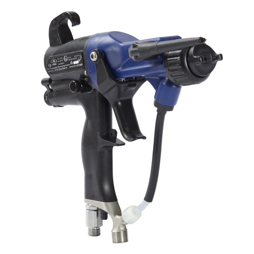 Graco Pro Xp WBx Air Spray Manual Waterborne External Charge Electrostatic Gun, 40 kV