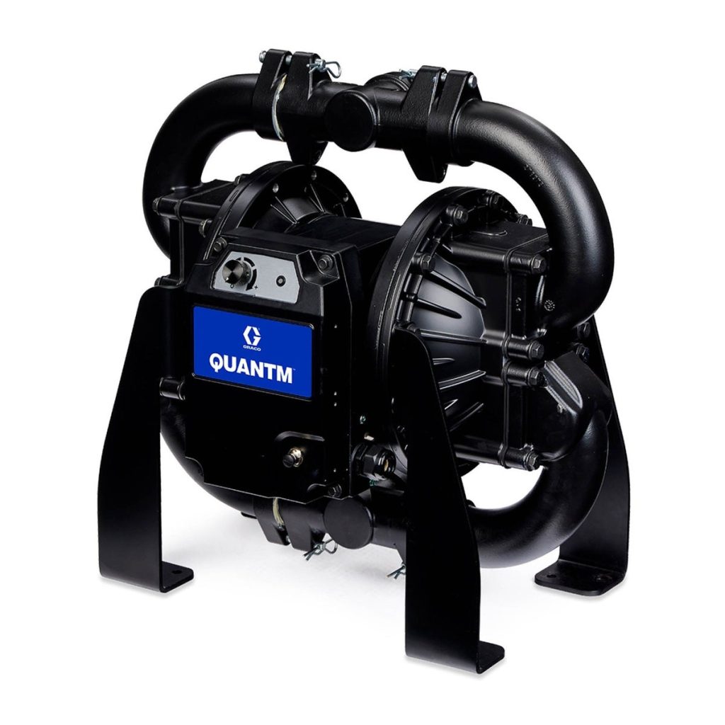Graco QUANTM i120LP 2 inch flap valve electric double diaphragm pump