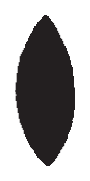 Heavy center spray pattern diagram