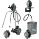 Binks DX200 diaphragm pump with wall, cart and pail mount options