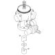 Graco Radial Piston Air Motor Conversion Kit for Pressure Tanks (19A844)